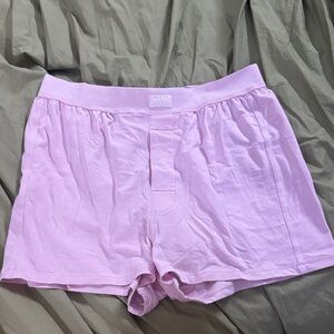 SKIMS Baby Pink Boxer Shorts